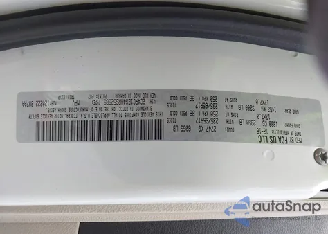 2017 Chrysler Pacifica Touring-L Plus из США, поврежденный, VIN 2C4RC1EG4HR652969